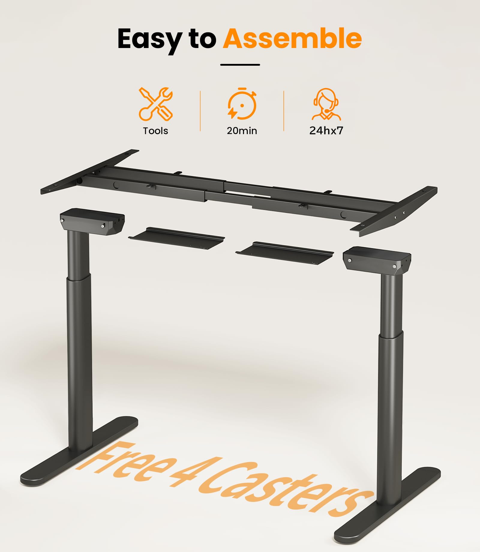 MAIDeSITe EL2 Pro Art Marco de Escritorio Elevable Eléctrico Pluscon Diseño de Pata Ovalada, Mesa Elevable Escritorio de Doble Motor Capacidad de Carga de 180 kg, 4 Control de Memoria