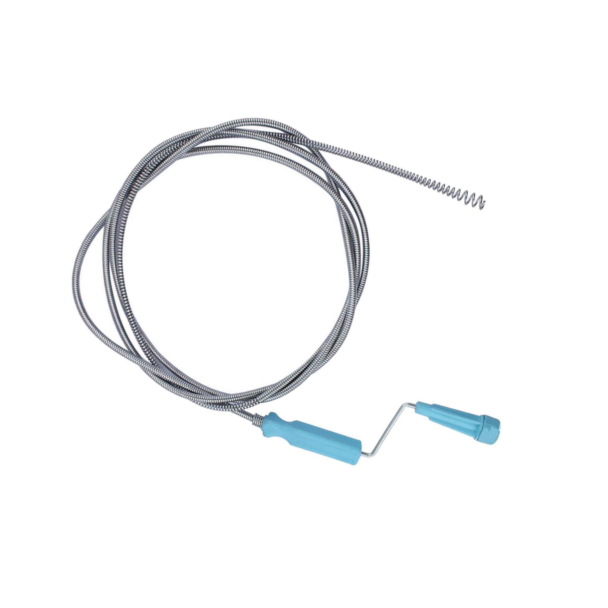Zanthicia Powerful Drain Cleaner Tool for Sewer Kitchen Sink and Toilet Easy to Removal Tub, Blue, 2.6m