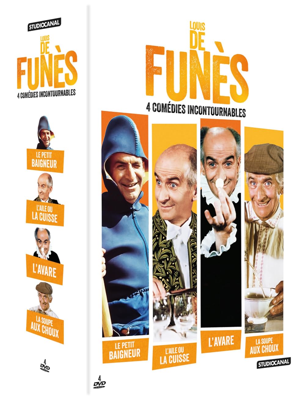 COFFRET 2021 : LOUIS DE FUNES - 4 DVD: Amazon.fr: Julien Guiomar