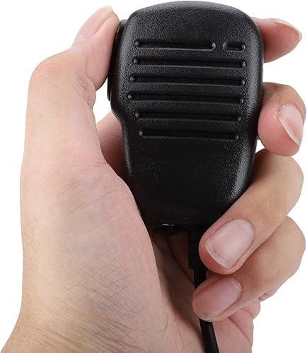 Miniatura 8 de Micrófono de altavoz para UV-5R BF-888S, 2 pines Mini PTT Micrófono de hombro de mano para Kenwood/para TYT/para PUXING/para QUSHENGAN/para Walkie