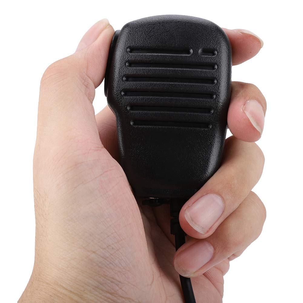 Microfono Altoparlante Walkie Talkie, Impermeabile Mini Altoparlante PTT palmare 2 Vie Mini Altoparlante Radio Esterna per UV5R 888S / /TYT