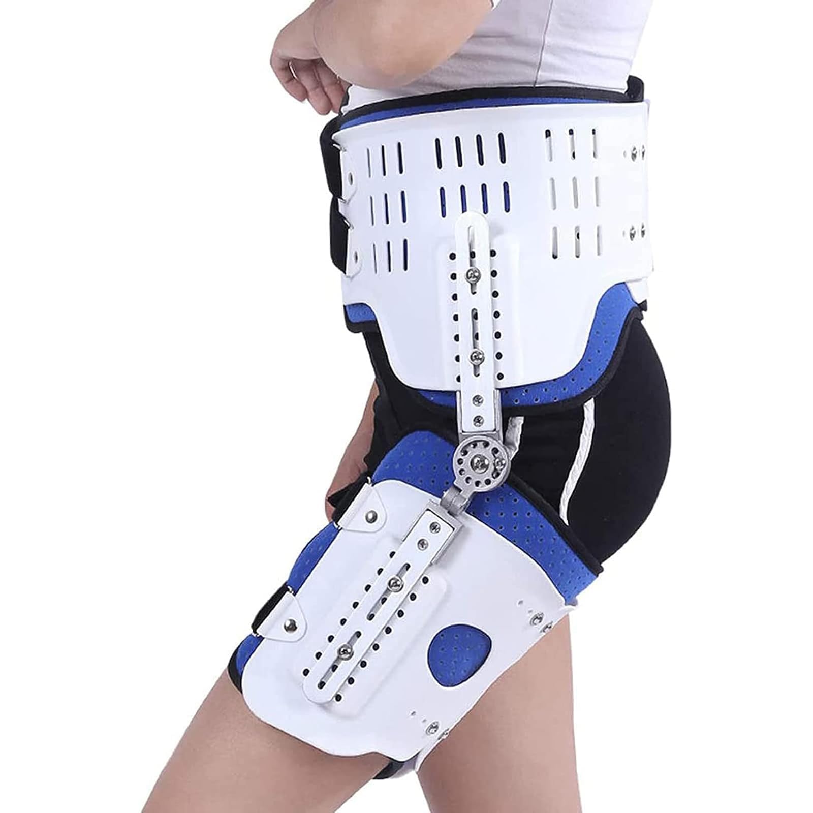 UYSELA Supporto per Inguine e Anca per Coscia Destra Sinistra Tutore per l’Anca Supporto della Coscia per Muscoli Inguine Sollievo Dolore Artrite Sciatica, Unisex,Left