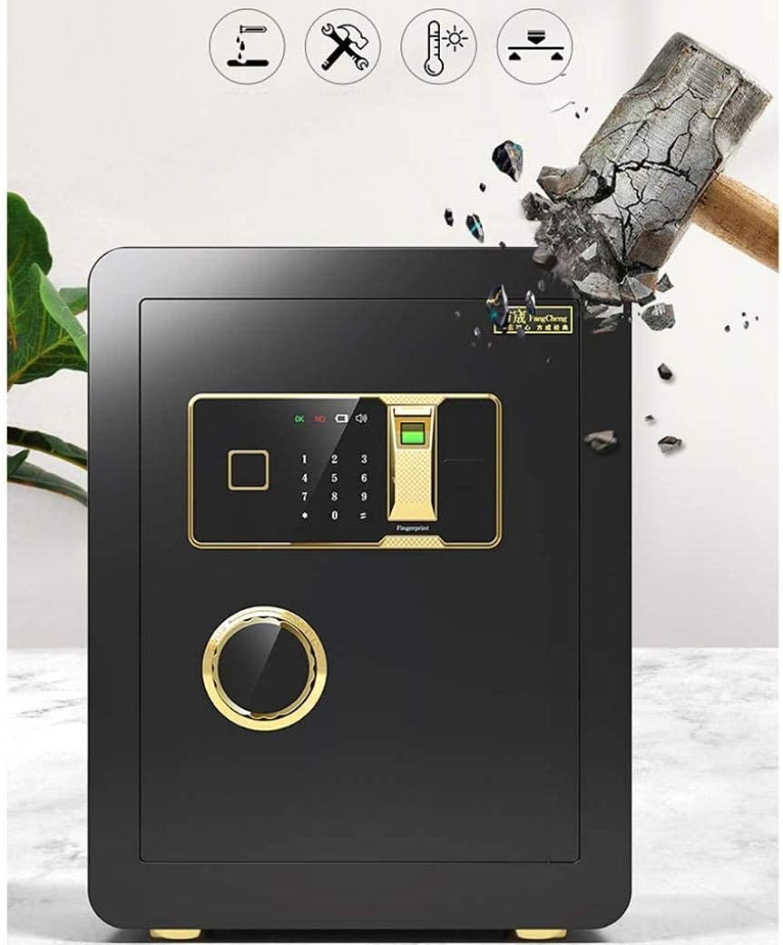 Electronic Digital Security Safe Box with LED Display,Cabinet Safes for Home Office Hotel Personal Keep Money Cash Or Document, 38x33x45cm, White