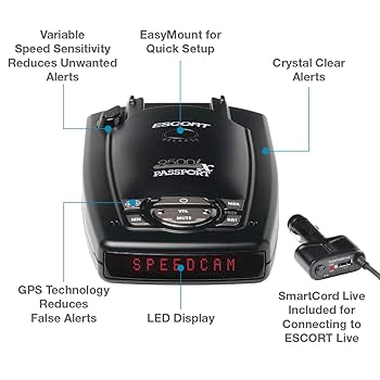 ESCORT 9500ix PASSPORT レーダー探知機　USA アメリカ製 ESCORT 9500ix PASSPORT レーダー探知機 USA アメリカ製 Amazon