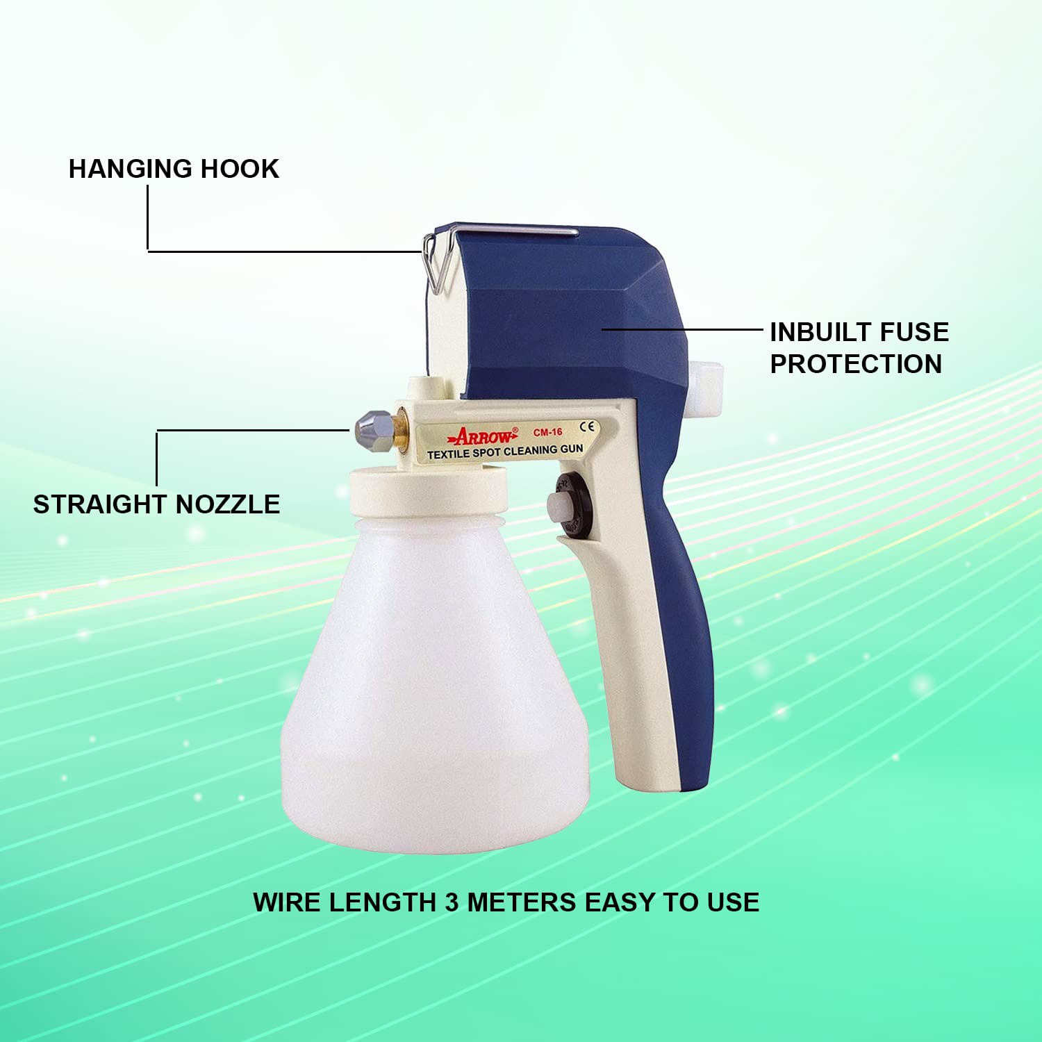 Aakriti Arrow Textile Spot Cleaning Spray Gun Fitted With Straight