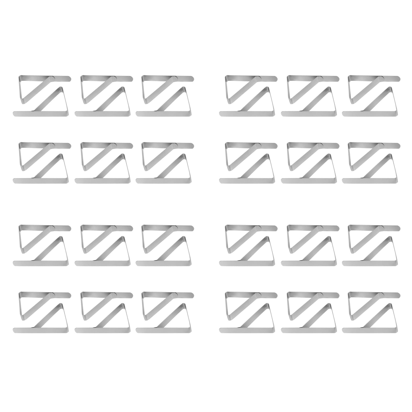 Vjsujehgy Tablecloth Clips,48 Pack Stainless Steel Table Cloth Holder Table Cover Clamps for Home/Marquees/Wedding/Party/Picnic