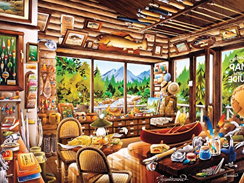 Ceaco Weekend Escape - Fishing Map and Guide Shop Puzzle