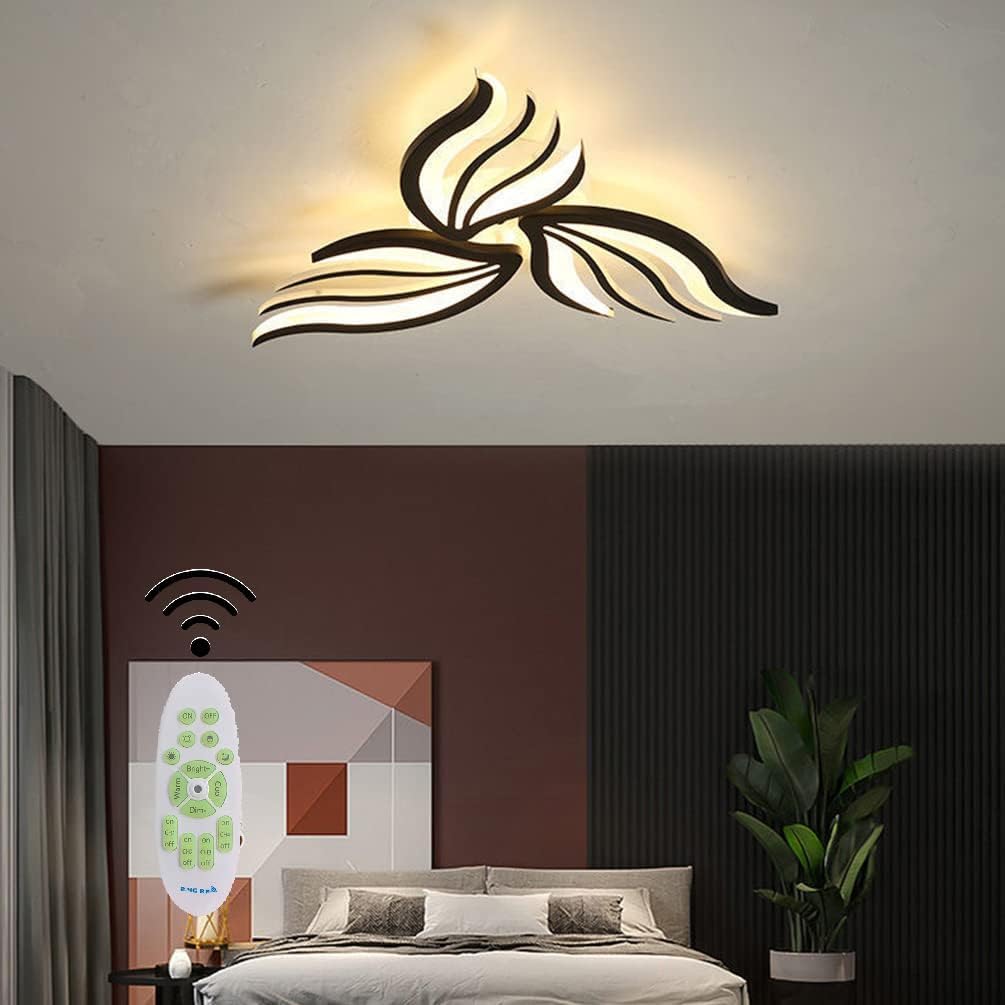 Lustre LED télécommande pour régler la lumière de votre salon sombre