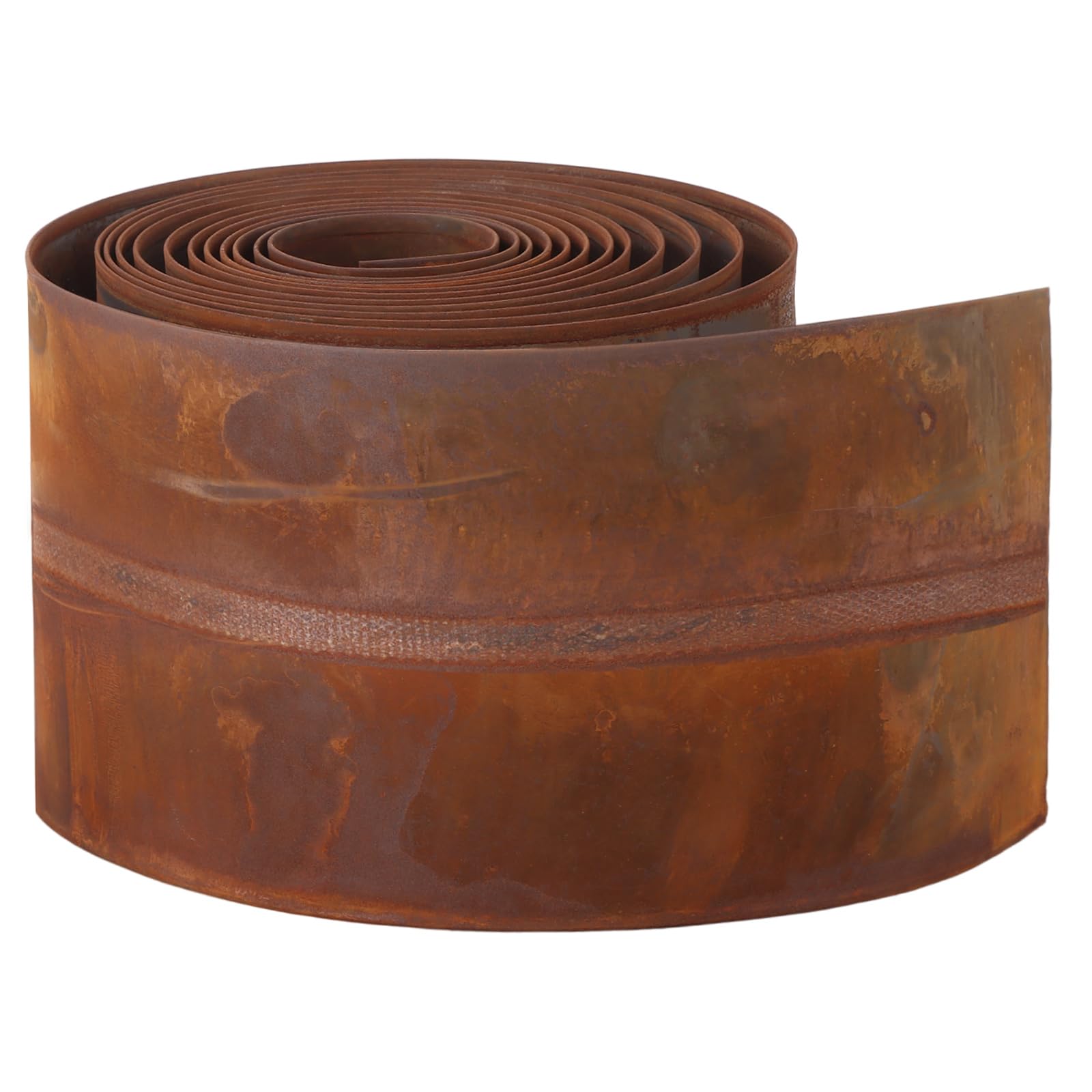 YOUNTHYE Bordure de jardin en acier Corten de 5 m de haut, 15 cm de haut, 0,5 mm d'épaisseur, bordure de jardin flexible pré-rouillée, facile à installer