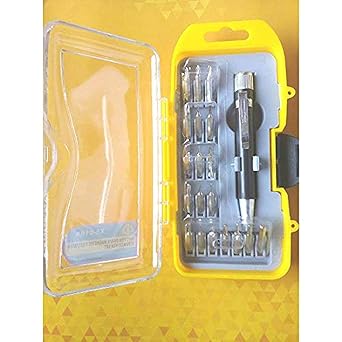 Diy Crafts 12207 10874 Pen-shape Magnetic Precion Screwdriver Set With Storage Box, Multicolor, 20 Piece