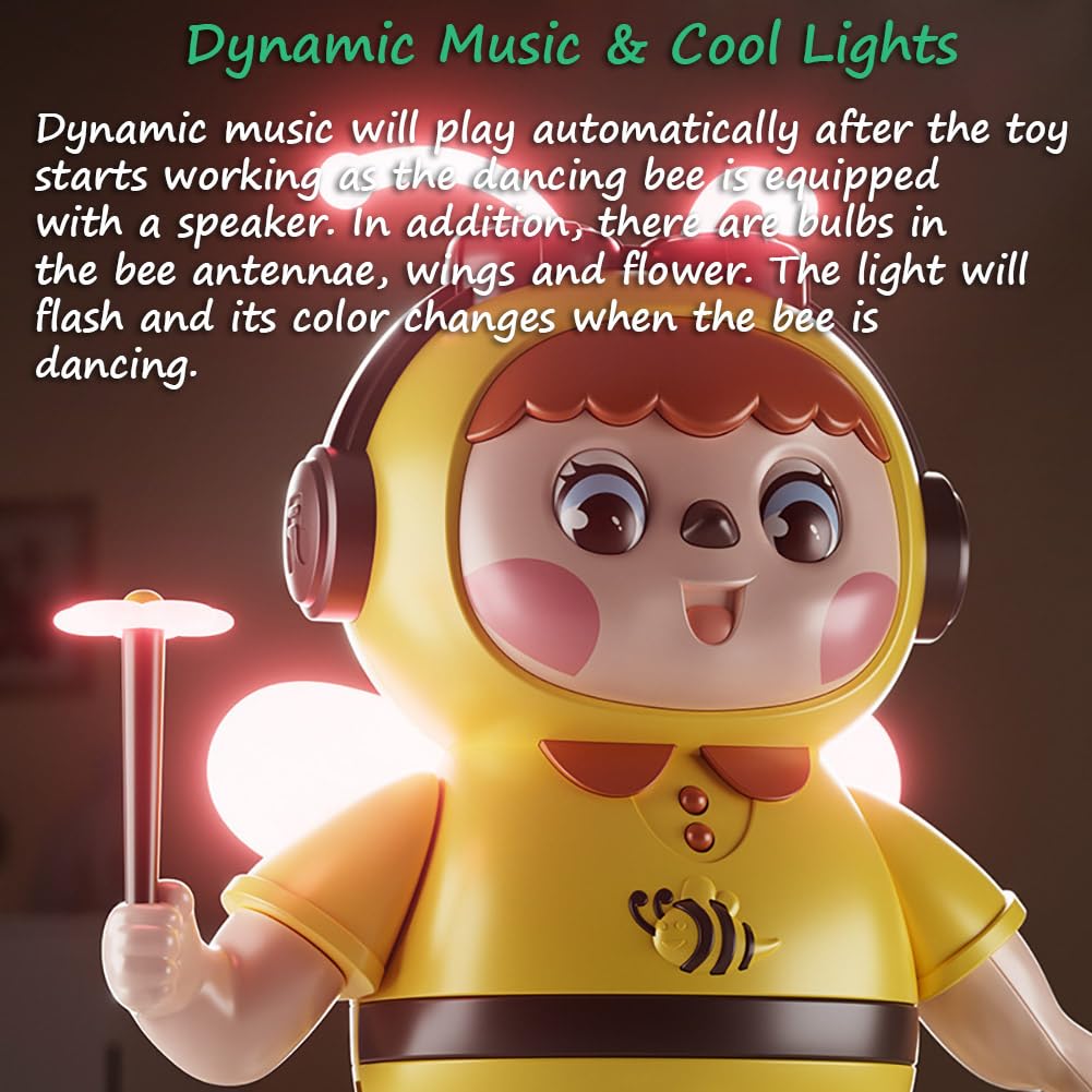 Dancing Bee Toy With Lights And Music, Abejita Chiquitita De Plim Juguete Juguete De Abejita Con Musica