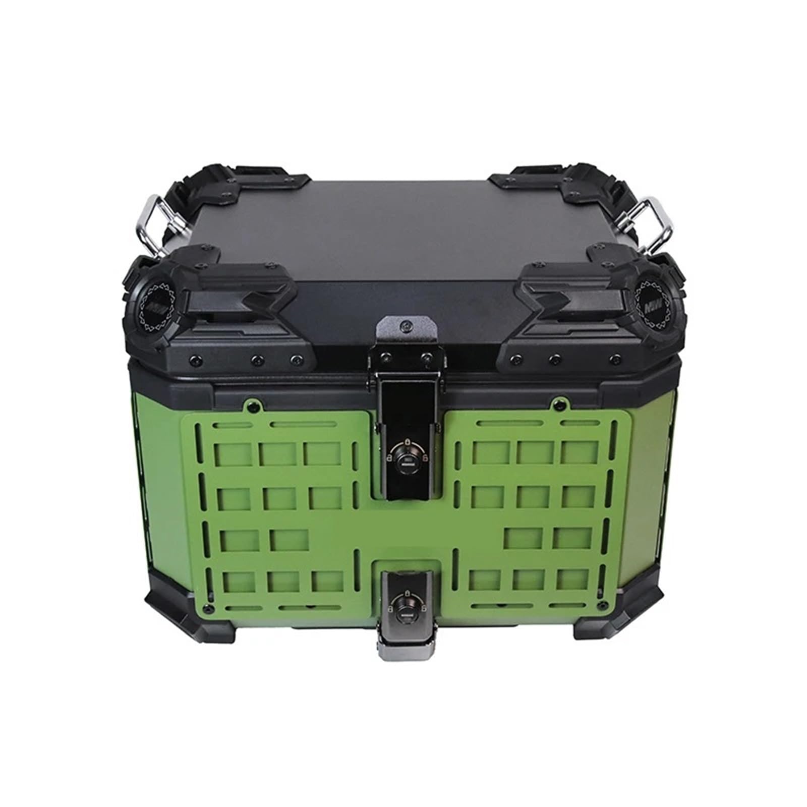 motocyklowyTopcase 45L aluminiowy bagażnik motocyklowy z górnym bagażnikiem, tylny bagażnik, skrzynka narzędziowa z podstawą uchwytu, tylna skrzynia motocyklowa bagażnika motocykla(Type B)