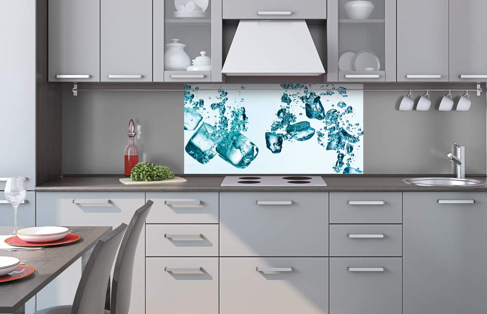 Manschin Küchen-Spritzschutz Aus Aluverbund – Fliesenmuster, 3 Mm, Made In Germany