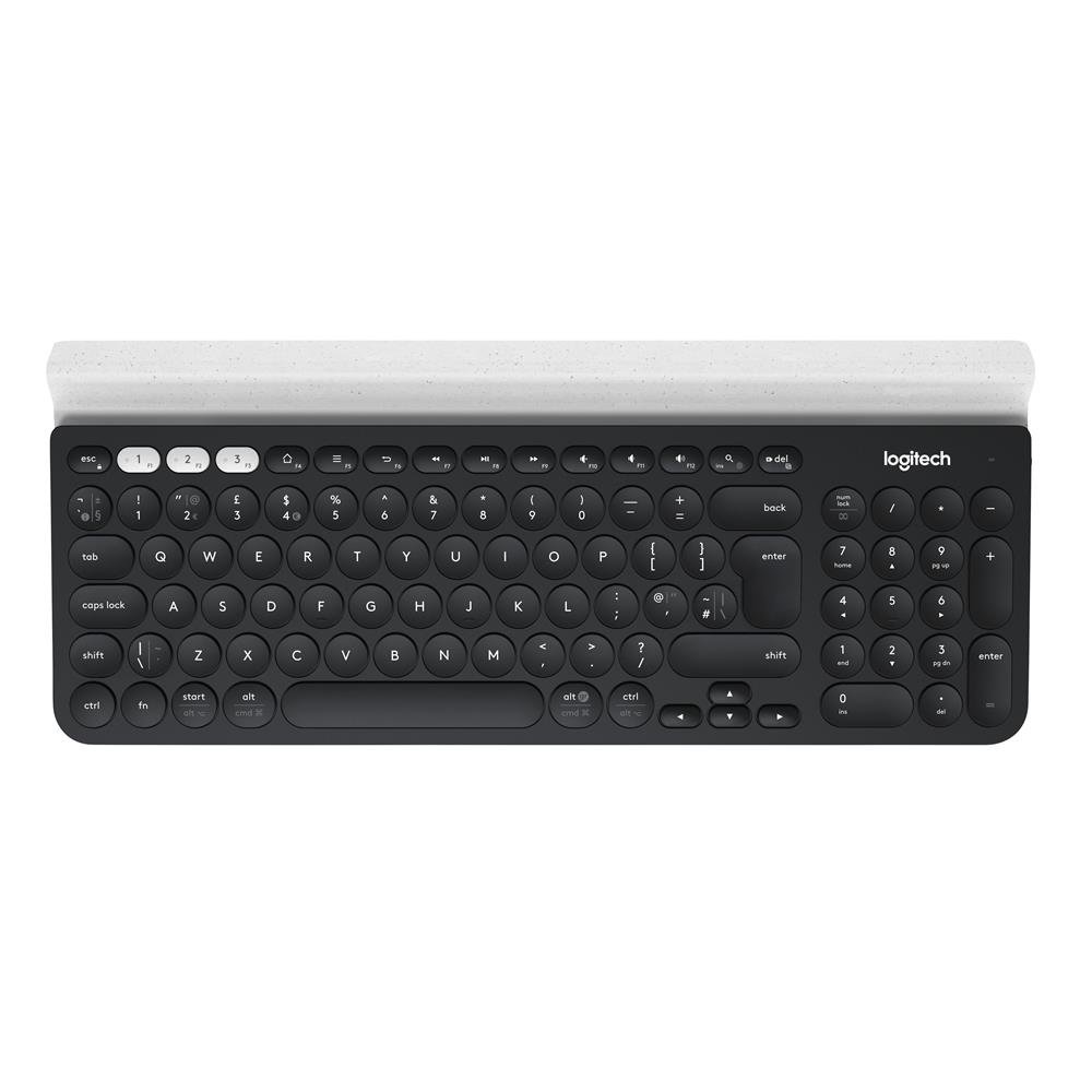 tastiera wireless logitech k780 layout qwertz grigio scuro