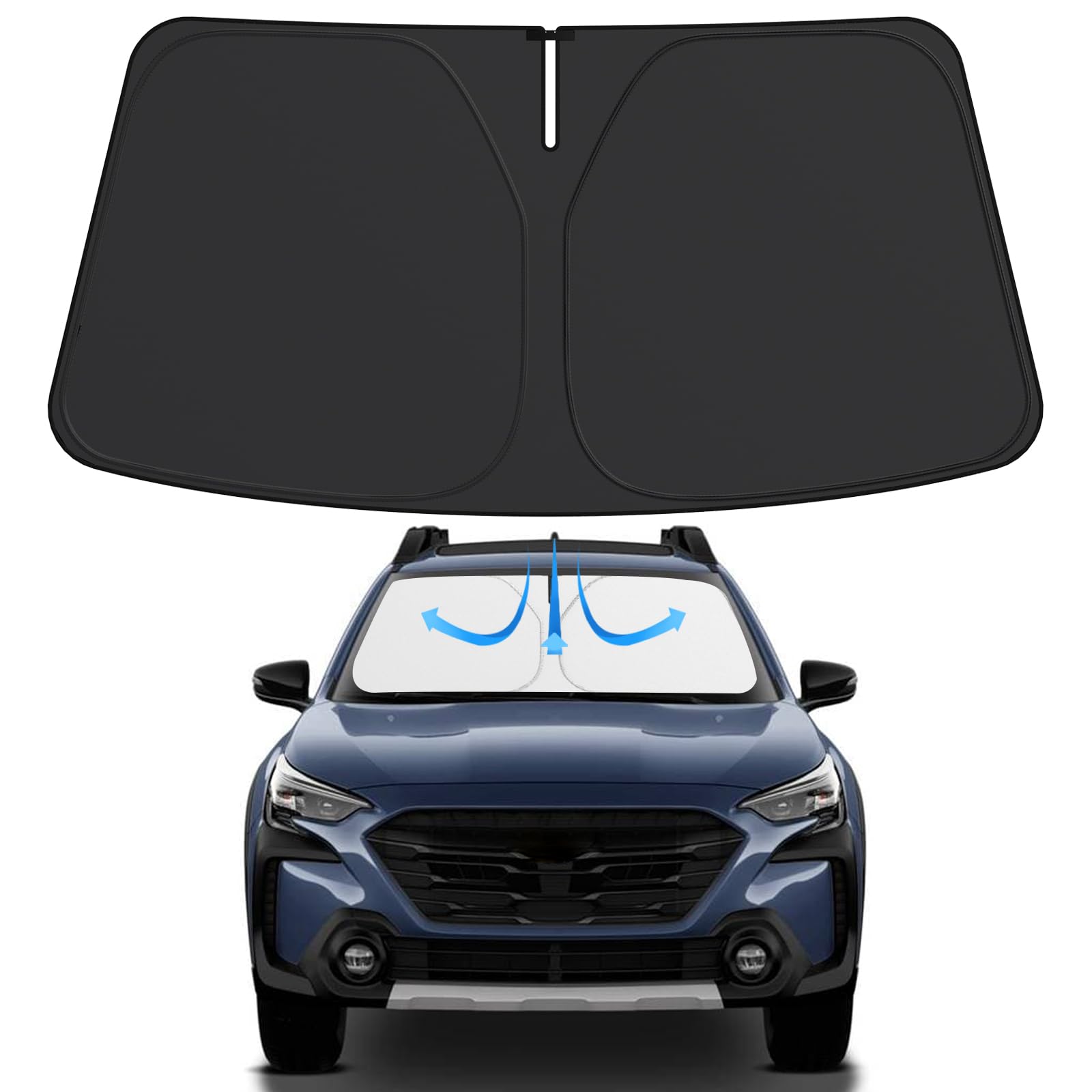 Windshield Sunshade for Subaru Outback - 2024 Upgrade Front Car Shades, Foldable Sun Shade Protector Custom Fit 2020-2024 Subaru Outback SUV, Base, Premium, Limited, Touring Accessories