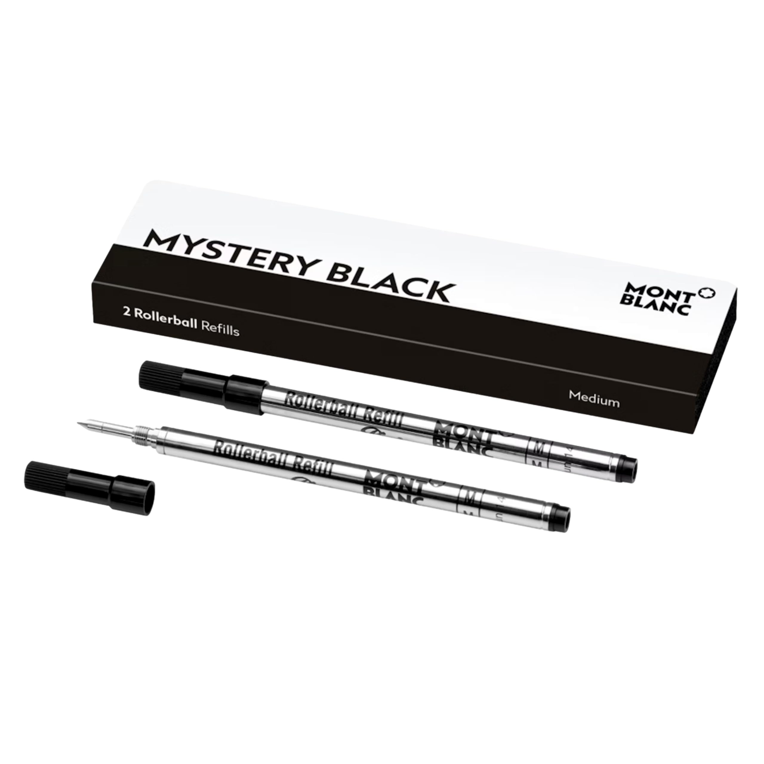 MONTBLANC REFILL RB M 2x1 MYSTERY BLACK PF brand
