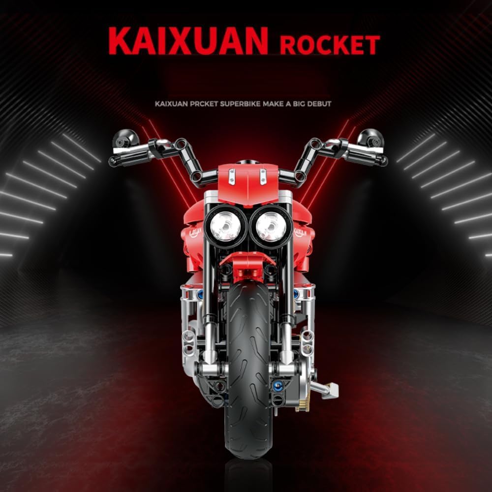 JUCYJULY Motorcycle Building Blocks Kits - Image 4