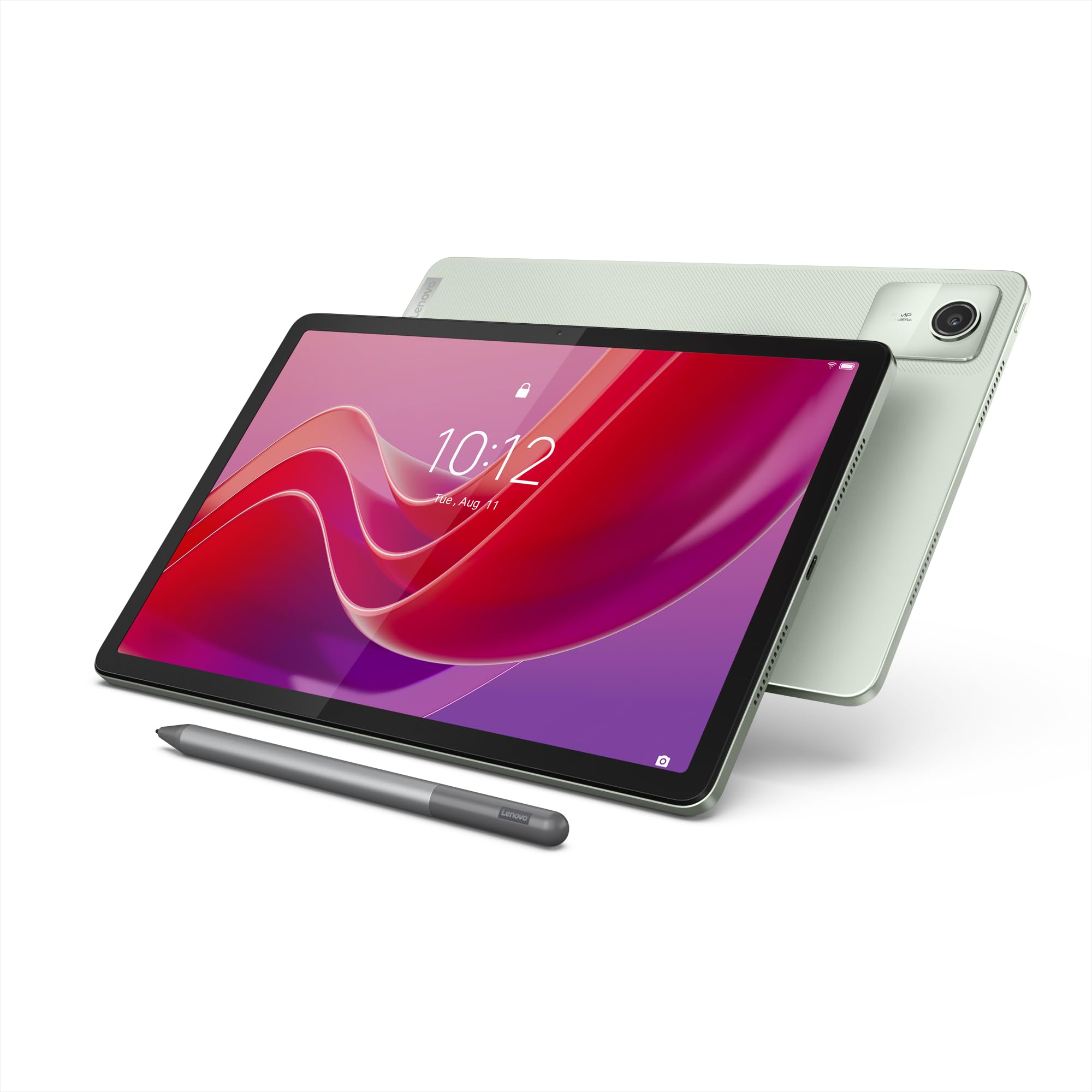 Lenovo Tab M11, Tablet Display 11" WUXGA (1920x1200), MediaTek Helio G88, RAM 4GB, 128GB, WiFi, Android 13 – Scocca in alluminio, Seafoam Green, Lenovo Tab Pen Inclusa - Esclusiva Amazon