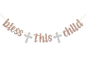 Bless This Child Banner: Divine Décor for Unforgettable Baby Dedications
