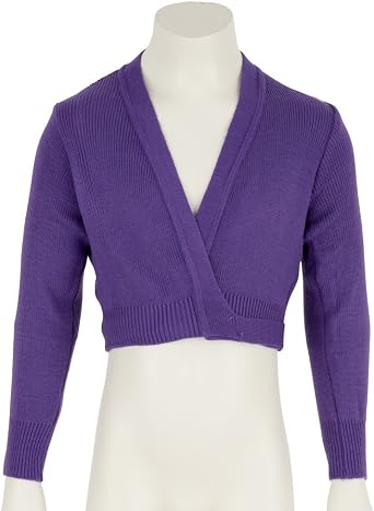 Purple Ballet Dance Crossover Cardigan 