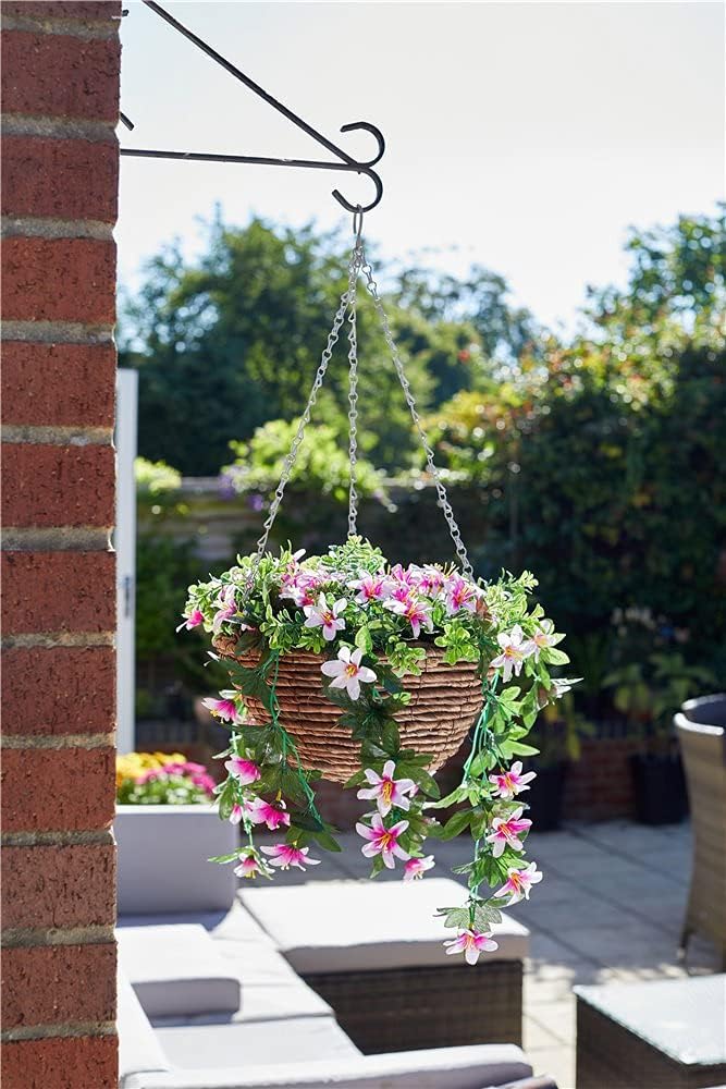 Smart Garden Bizzie Lizzie Flower Topiary Hanging Basket Artificial 5040053 Amazon.co.uk Garden