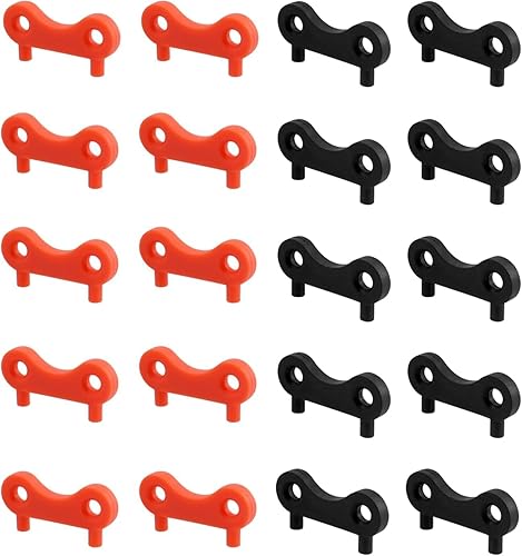 20 Pack Boat Gas Cap Keys - Marine Grade Nylon