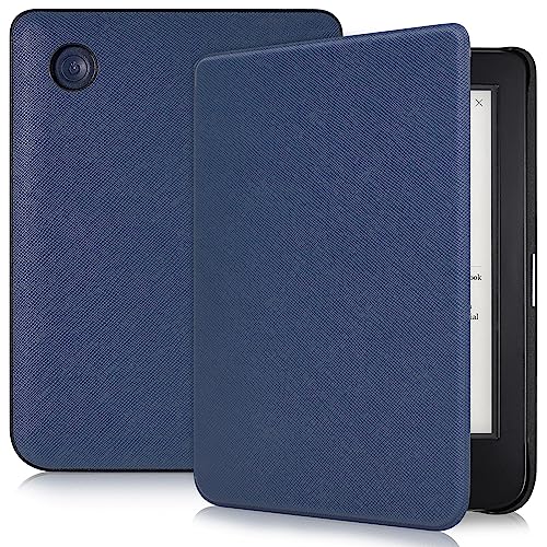 HGWALP Custodia compatibile con 6 Kobo Clara Colour/Clara BW (2024) / Clara 2E (2022) rilasciato, cuoio PU Premium + TPU morbido trasparente copertura posteriore con sonno automatico/sveglia-NV HGWALP Custodia compatibile con 6 Kobo Clara Colour/Clara BW (2024) / Clara 2E (2022) rilasciato, cuoio PU Premium + TPU morbido trasparente copertura posteriore con sonno automatico/sveglia-NV