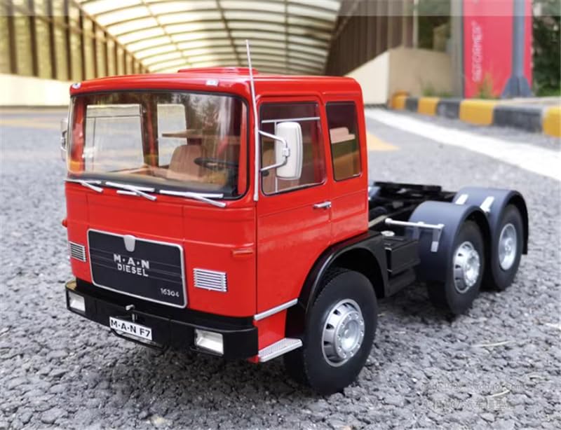 ミニカー KK 1/18 MAN 16304 F7 1972 大型トラクターヘッド レッド