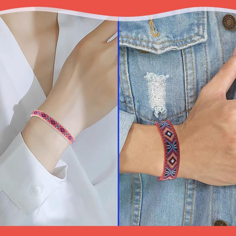 Miniatura 5 de Pulseras trenzadas hawaianas tropicales a juego para la amistad de verano y playa, pulseras para surfistas para mujeres y hombres, impermeables,