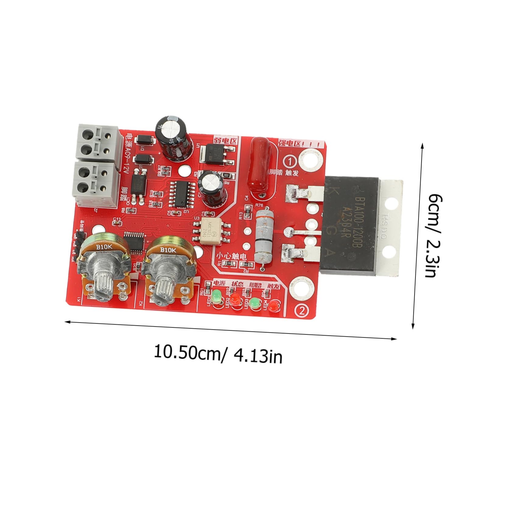 Mipcase 100A Adjustable Digital Spot Welder Control Board with Pcb Circuit for DIY Projects Compact Design Easy to Use Controls for Enhanced Welding Efficiency Accessories