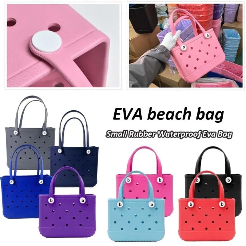 Bolsas de Playa Grandes,Bolso Playa Mujer Bolso de playa, bolso mano impermeable for viaje, tipo canasta picnic, mini compras