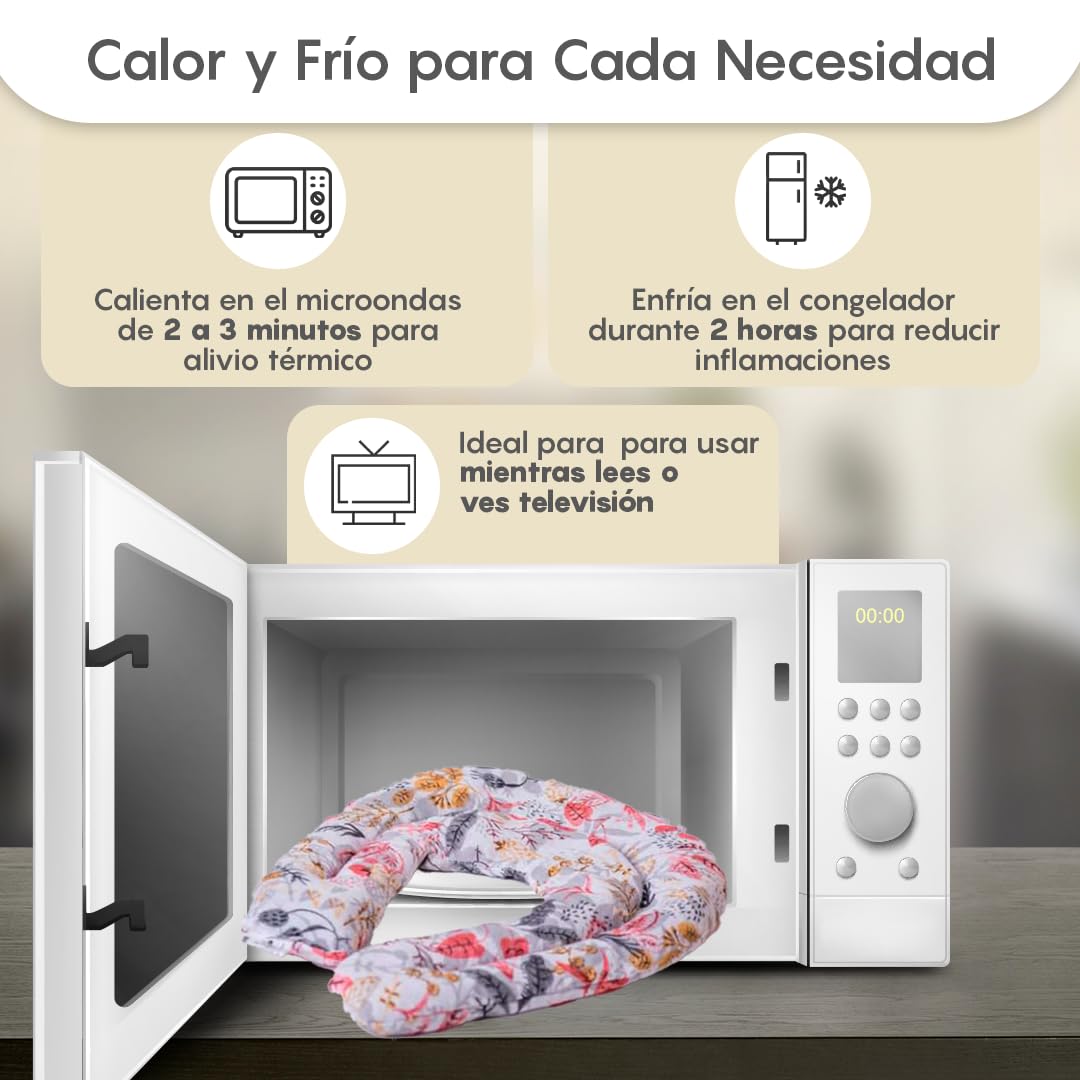 Saco Térmico de Semillas para Cervical 28 x 30 cm Aroma a Lavanda