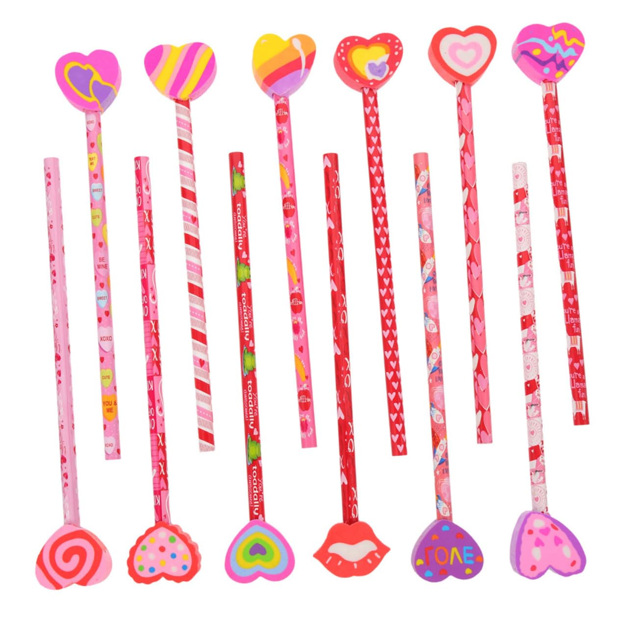 TEHAUX 3 Ensembles Crayon En Bois Hb Enfants Adultes Gamme De Crayons À Thème Faire La Fête Nouveauté Pour Le Cœur Stylo De Croquis Crayons À Dessin Pratiques Accessoires 18 Pièces * 3