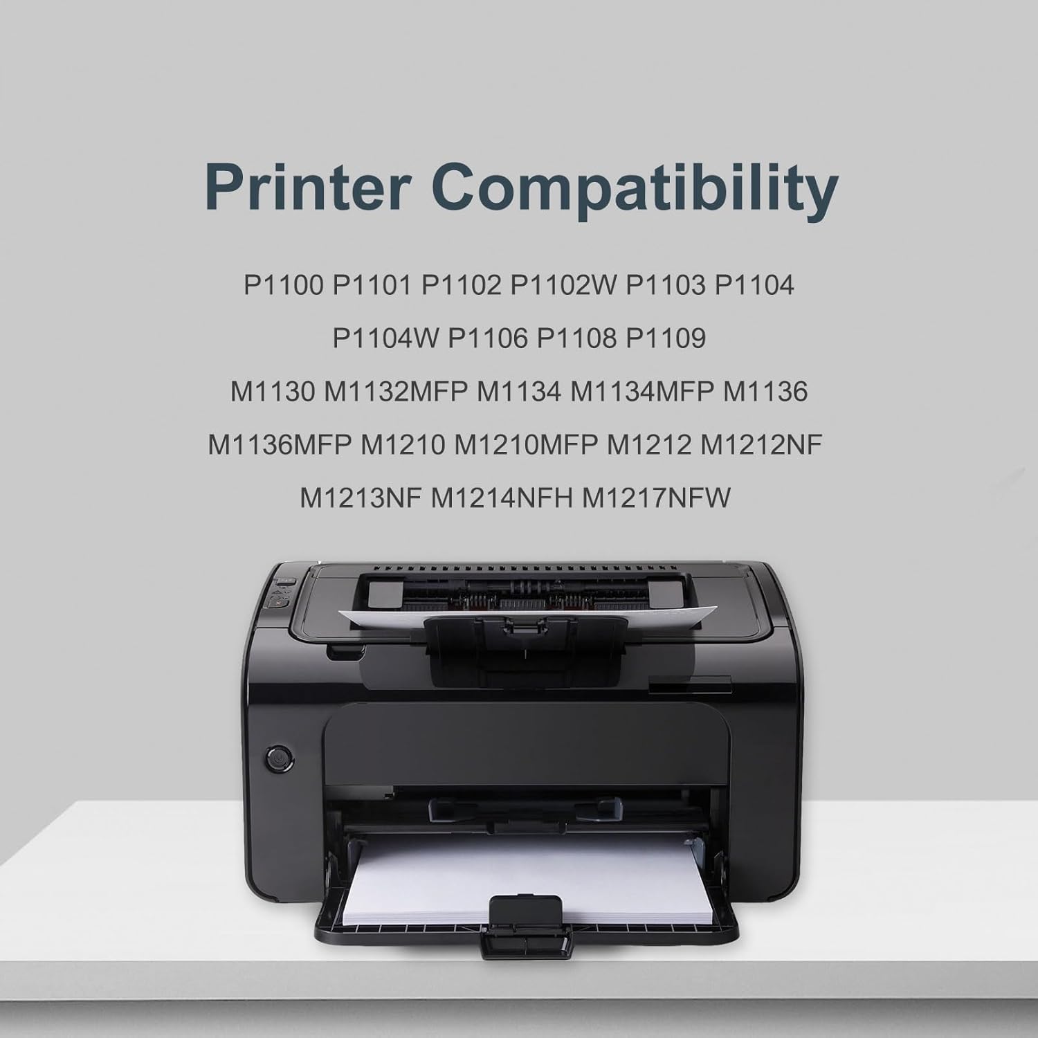85A Toner Cartridge for HP 85A CE285A Compatible with Pro P1109W P1100 P1102 P1102W P1102W M1132 M1210 M1130 M1212NF M1217NF Printer (1 Pack,Black) - Image 2