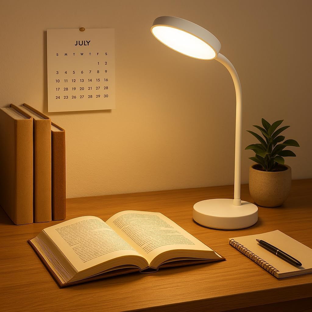 Luminária de Mesa Flexível Articulada Touch Recarregável 20 LEDs Bivolt para Estudo, Leitura e Escritório Luminária de Mesa Flexível Articulada Touch Recarregável 20 LEDs Bivolt para Estudo, Leitura e Escritório