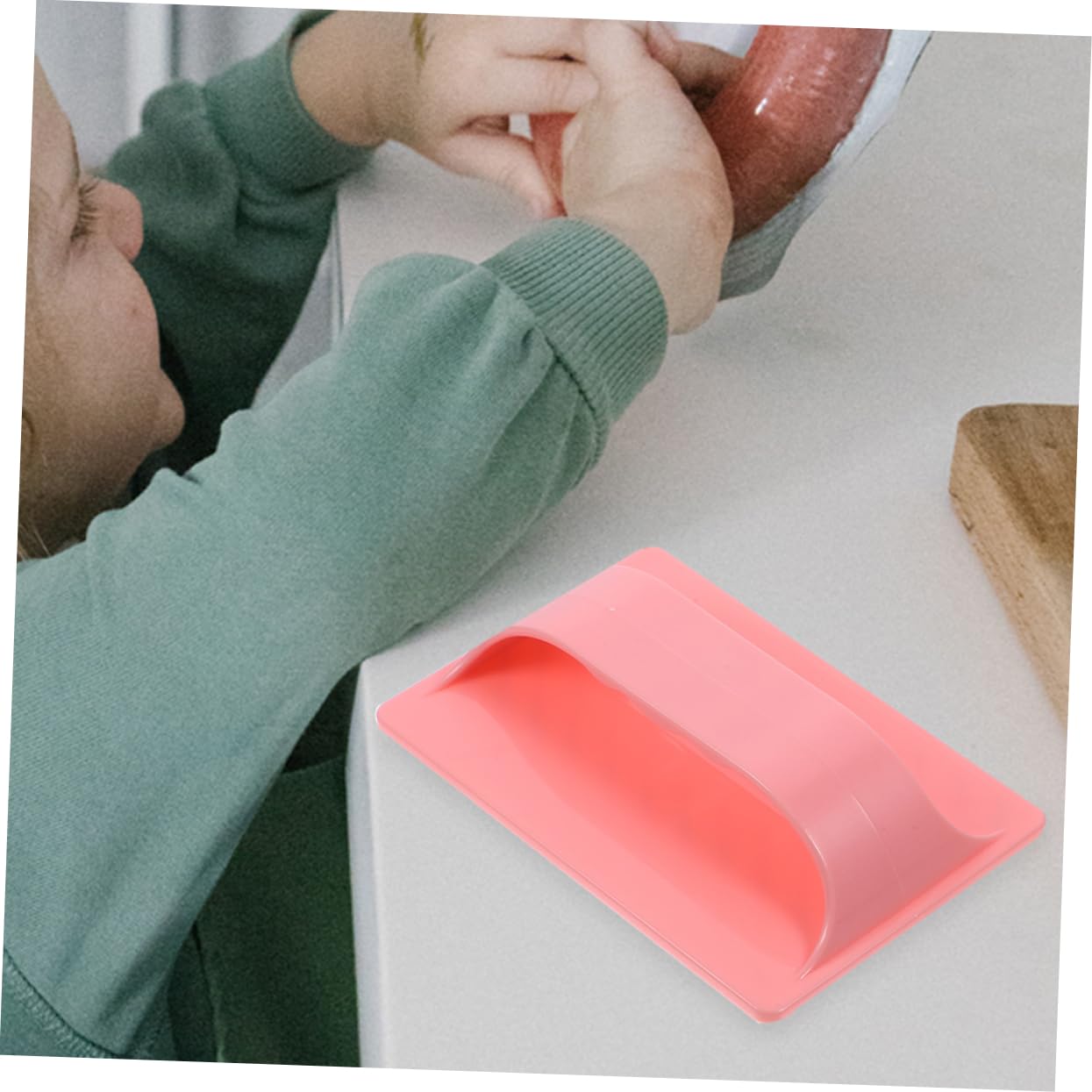 HEMOTON 5 Ensembles Outil De Coupe De Hot-Dog Saucisse Outil pour Trancher Les Hot-Dogs Ustensile De Cuisine Gadget De Cuisine Coupe-Hot-Dogs Outil De Trancheuse De Hot-Dogs 2 Pièces * 5