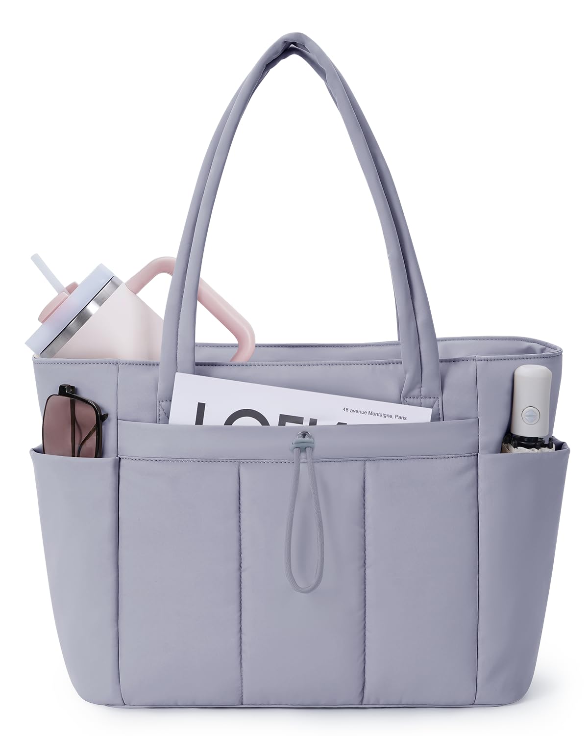 Wandering Nature Tote Bag for Women, Puffy Handbags for Work, Travel, Nurse