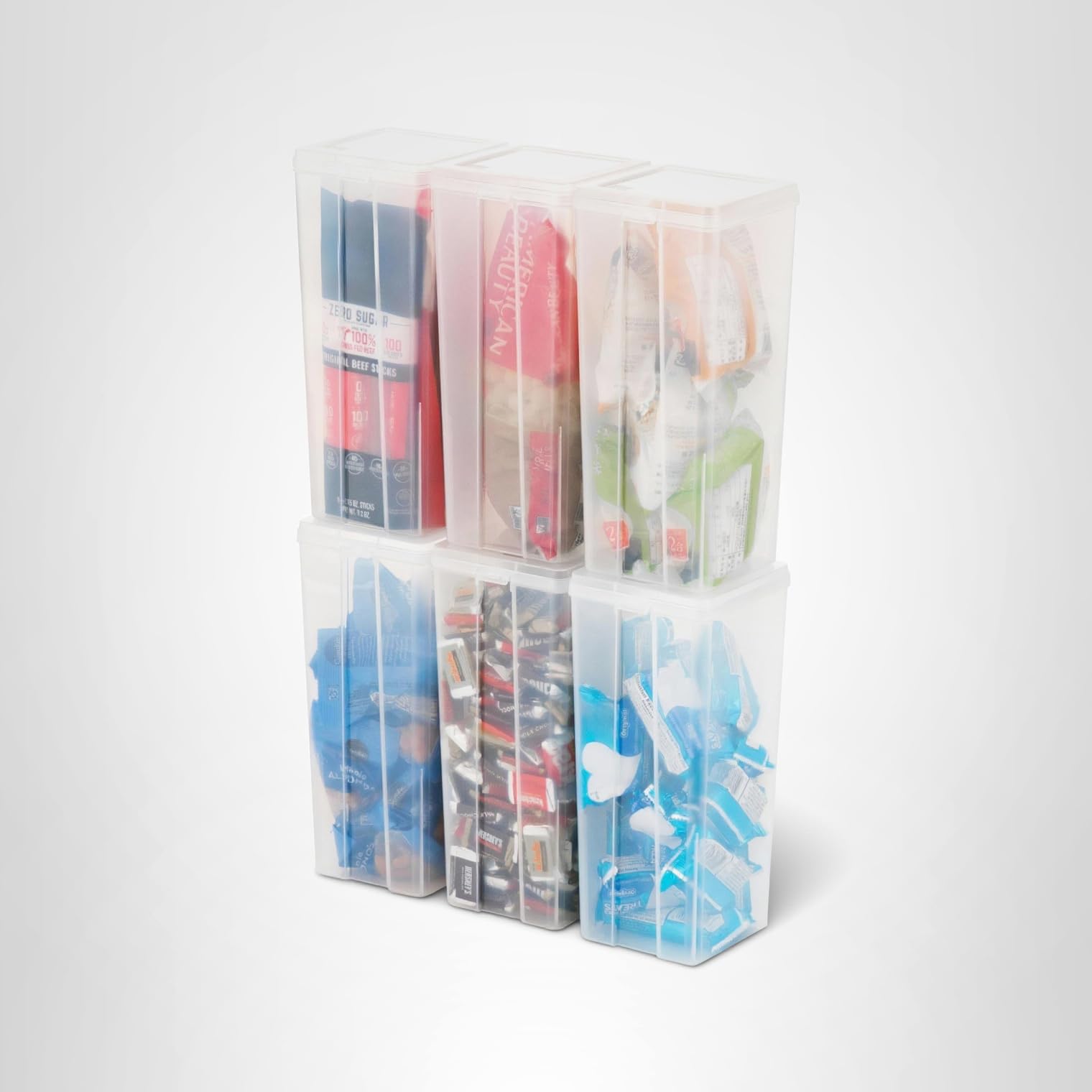 Conteneur plastique transparent cuisine pour un garde-manger net