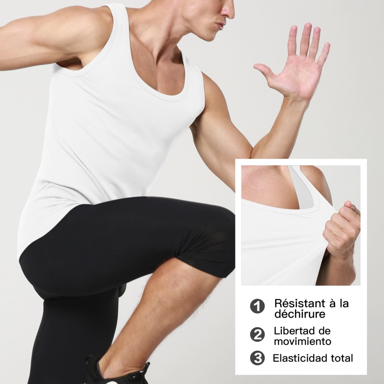 Camisetas Interior Hombre Clásicas 100% Algodón Pack Varias Tallas S-5XL