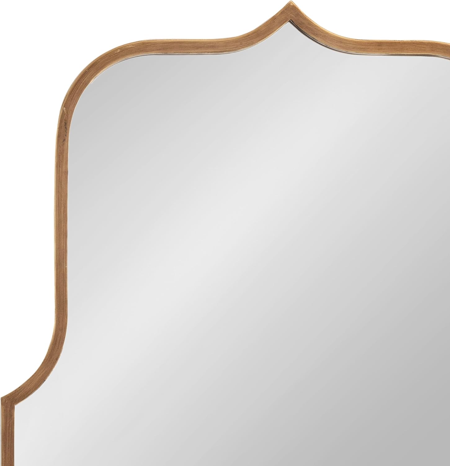 Kate and Laurel Gezella Scallop Arched Wall Mirror
