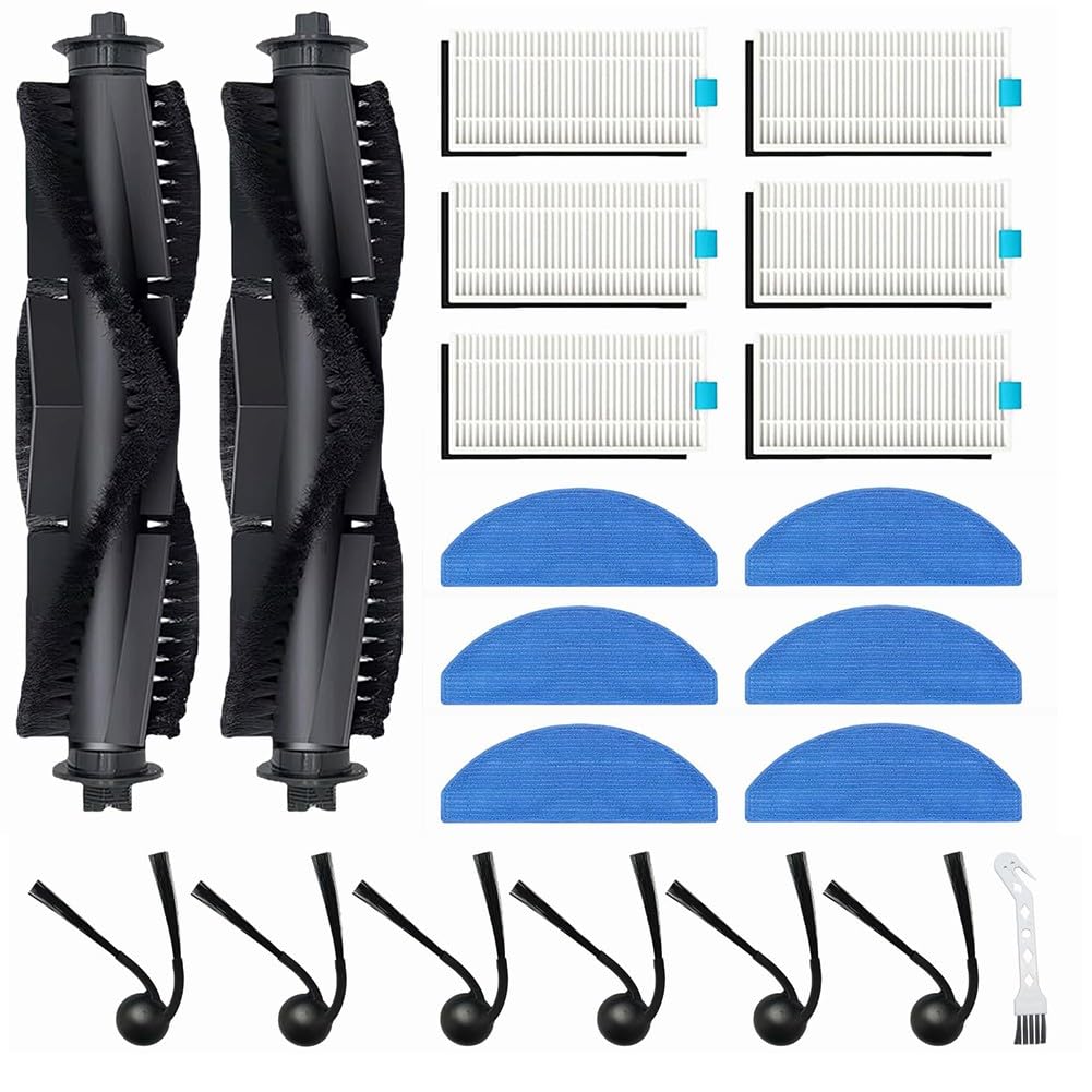 Kit Tikom L8000 Plus et Medion X20 Sw+ avec 2 brosses et 6 filtres