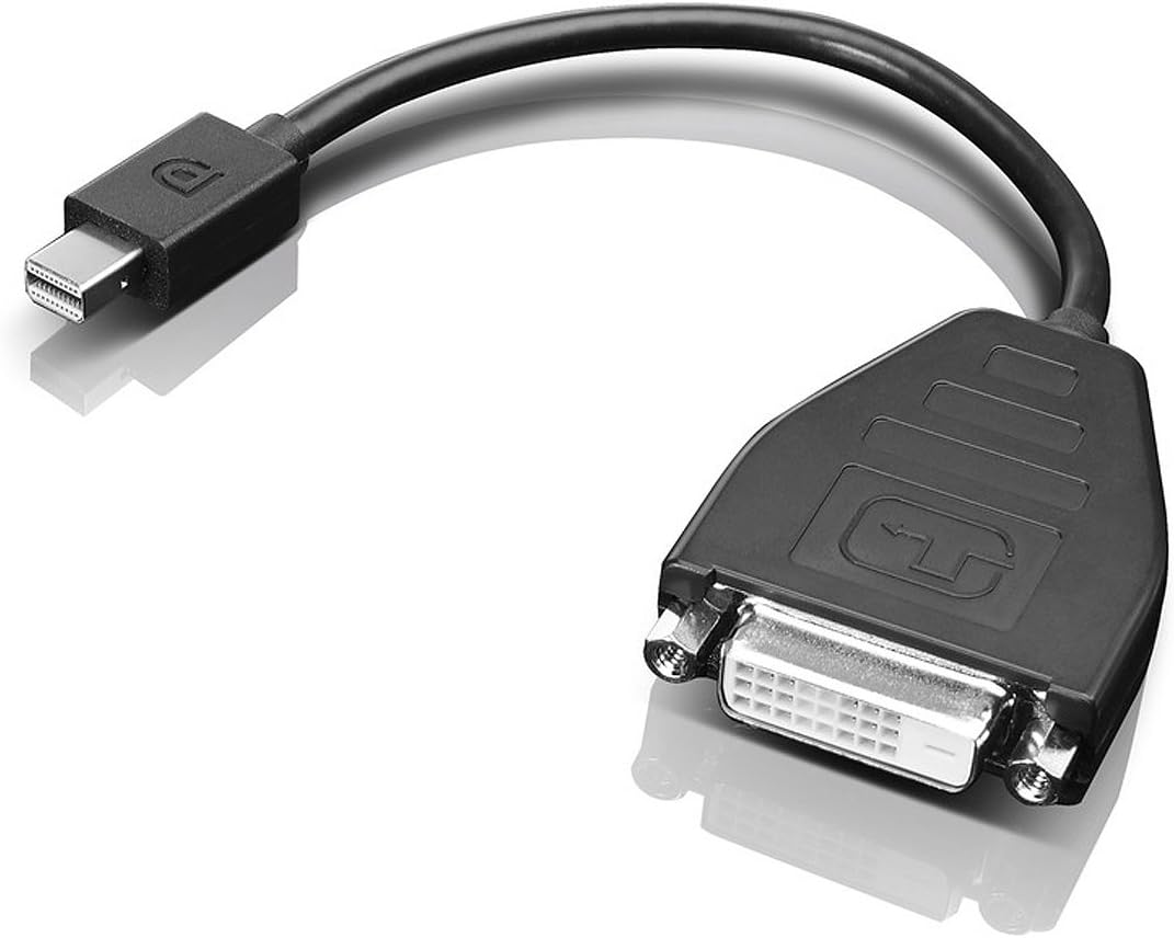 Lenovo Mini-DisplayPort to SL-DVI Cable DisplayPort/DVI for Video Device, Monitor, T (0B47090)