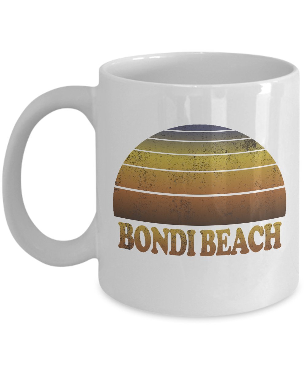 Bondi Beach Australia White Coffee Mug 11oz