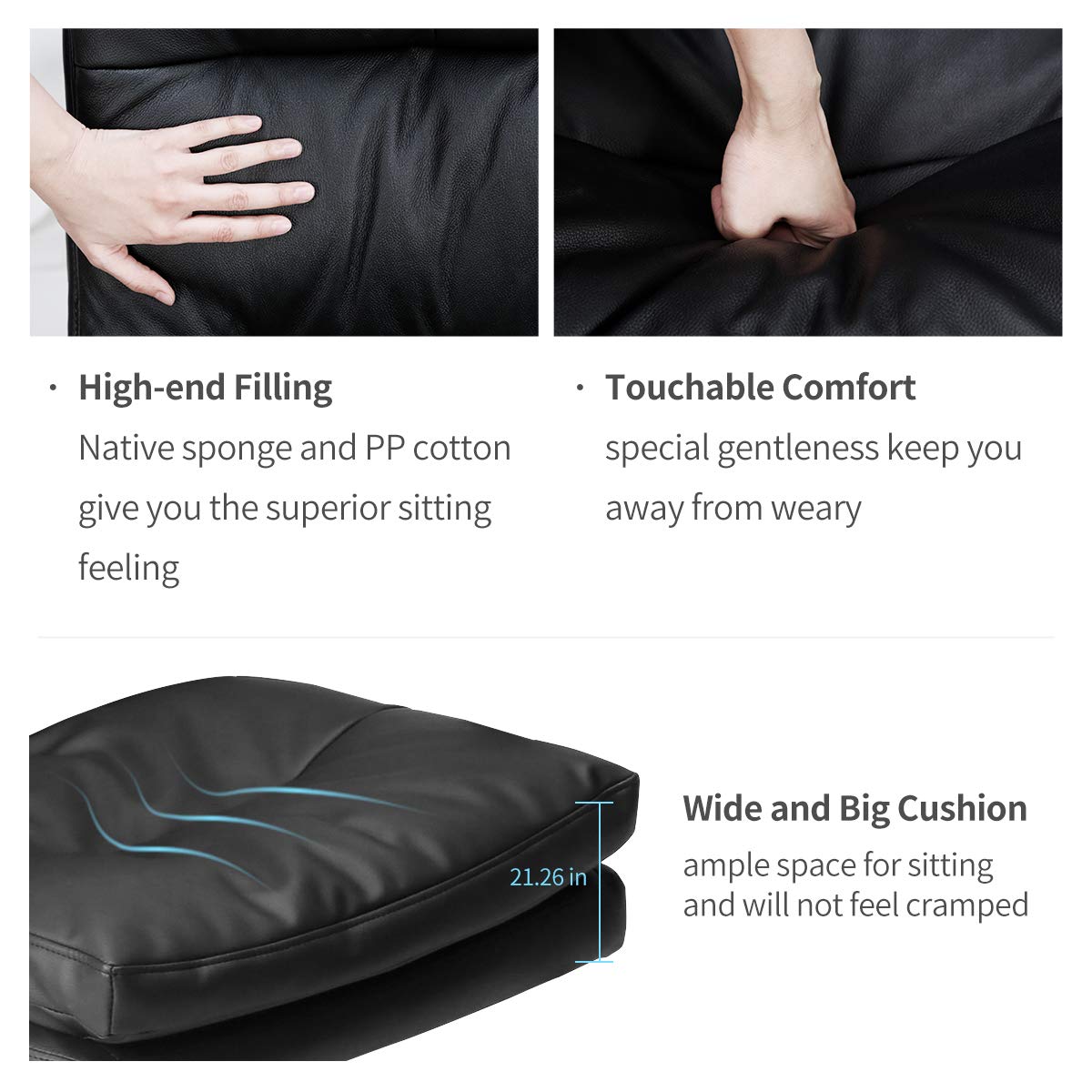 Buy Hbada Ergonomic Executive Office Chair, PU Leather Desk Chair