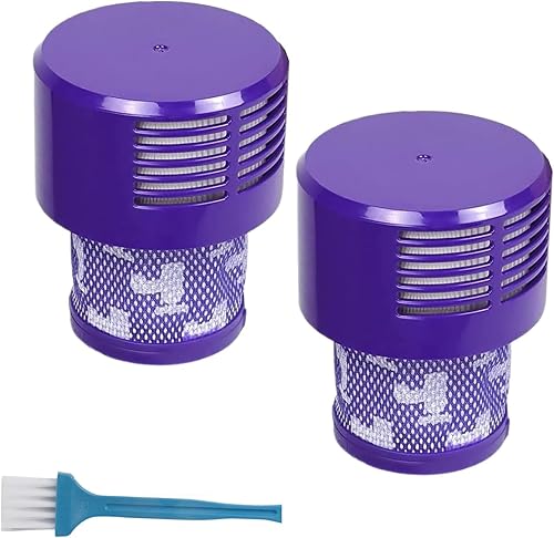 Paquete de 2 filtros Cyclone V10 de repuesto para Dyson V10 Cyclone Series Filter V10 Absolute, filtros de animales V10, limpieza total V10, N.