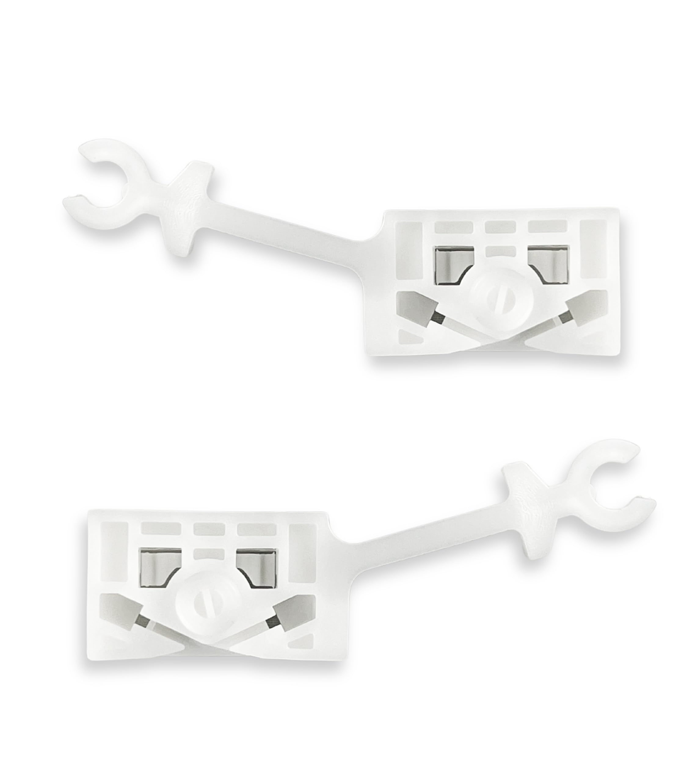 1neiSmartech Set 2 Clip Riparazione Regolatore Alzacristalli Finestra Porta Anteriore Destra e Sinistra Compatibile Con Alfa Romeo 147 2000–2010 Ricambio Aftermarket per Finestrino