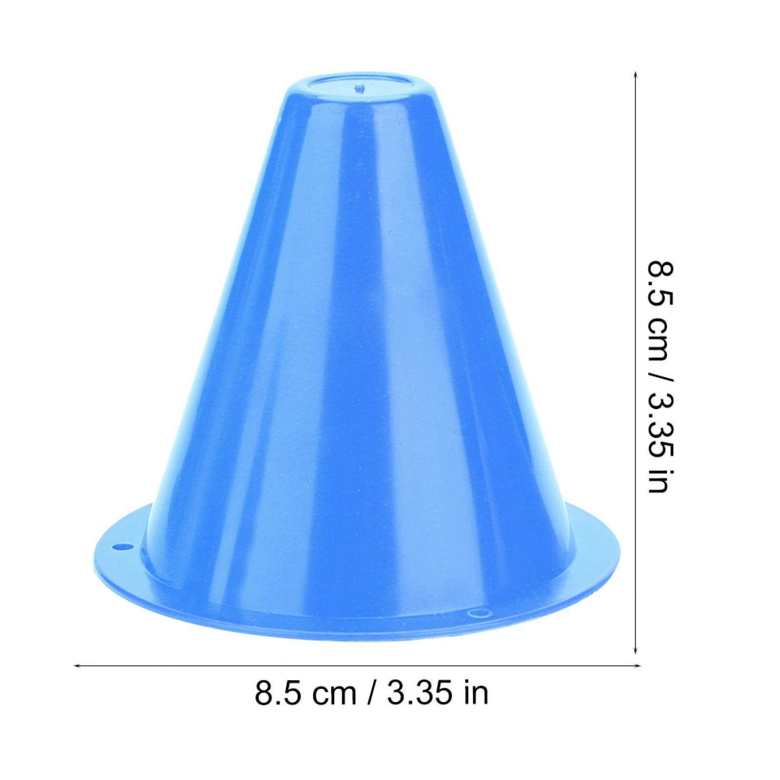 Alomejor 10 Cônes D’entraînement Roller – Set Multicolore Agilité – Plastique Solide Pour Foot, Vitesse Et Gym