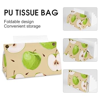 Amazon｜ティッシュケース りんご 柄 フルーツ ティッシュ