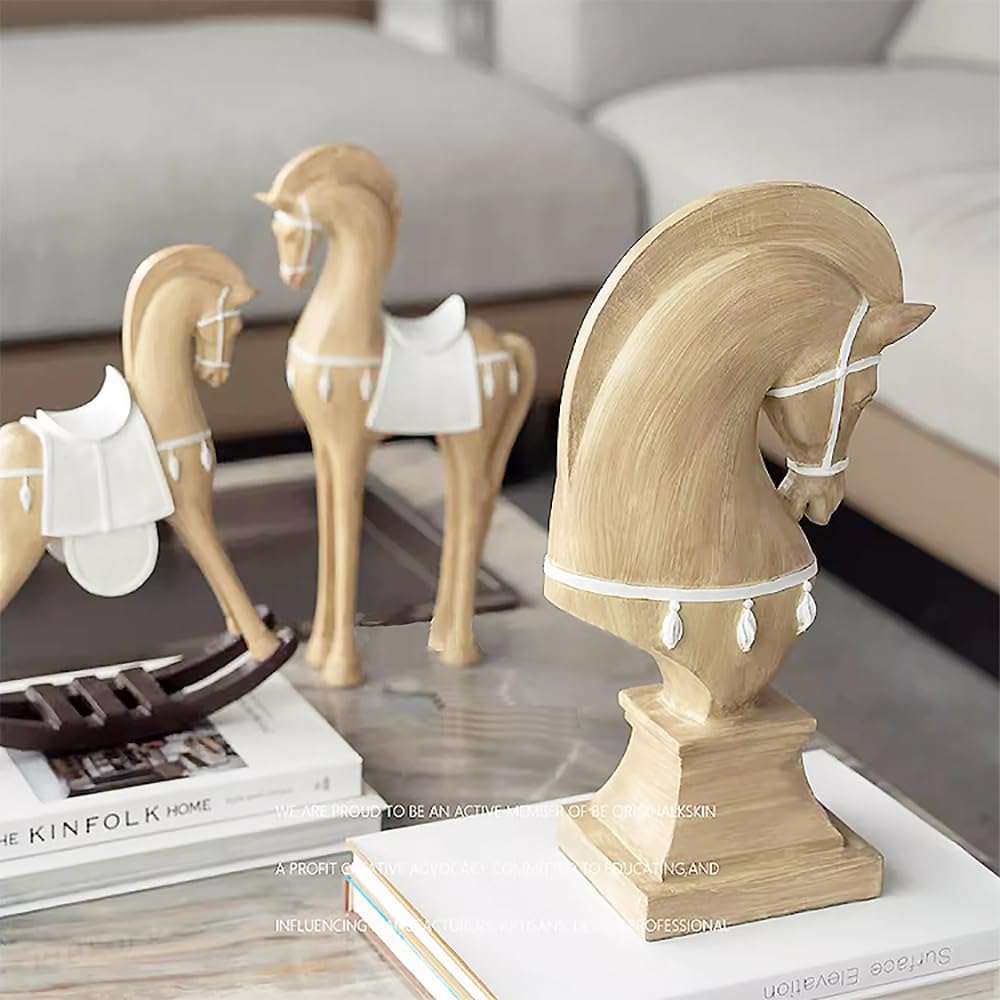 木製　馬の置物　アンティークインテリア デンマークで見つけた木製の馬の置物/アンティーク/黒 - まいにち北欧