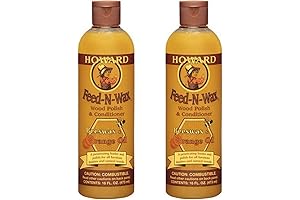 Feed and Wax Wood Conditioner Beeswax Polish Brighten and Protect Furniture